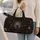 Black Widow Spiderweb Gothic Botanical Travel Essential for Dark Academia Lovers Quilted Weekend Bag - 2