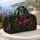 Stained Glass Tulip Hyacinth Garden Overnight Travel Gift For Moms And Garden Lovers Quilted Weekend Bag - 5