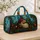 Santa, Holly And Fir Tree Holiday Travel Gift For Christmas Lovers Quilted Weekend Bag - 4