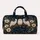 Snowy White Owls On Navy Winter Florals For Christmas Travel And Overnight Stays Quilted Weekend Bag - 6