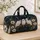 Snowy White Owls On Navy Winter Florals For Christmas Travel And Overnight Stays Quilted Weekend Bag - 4
