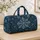 Icy Blue Snowflake Medallion For Christmas Travel, Winter Getaways And Gift Giving Quilted Weekend Bag - 4