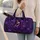 Purple Fairy Ballerina In Violet Floral Garden Art Nouveau Travel Gift For Fantasy Lovers Quilted Weekend Bag - 2