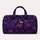 Purple Fairy Ballerina In Violet Floral Garden Art Nouveau Travel Gift For Fantasy Lovers Quilted Weekend Bag - 6