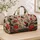 Red-Crowned Crane And Lotus Floral Travel Companion For Elegant Getaways And Daily Use Quilted Weekend Bag - 4