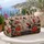 Red-Crowned Crane And Lotus Floral Travel Companion For Elegant Getaways And Daily Use Quilted Weekend Bag - 5