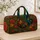 Colorful Rooster Cottage Garden Floral For Farmhouse Travel And Gift Giving Lovers Quilted Weekend Bag - 4