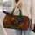 Colorful Rooster Cottage Garden Floral For Farmhouse Travel And Gift Giving Lovers Quilted Weekend Bag - 2