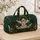 Angel Poodle Memorial Garden Tribute With Dove And Floral Halo For Pet Loss Gifts Quilted Weekend Bag - 4