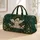 Angel Poodle Memorial Garden Tribute With Dove And Floral Halo For Pet Loss Gifts Quilted Weekend Bag - 1