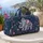 Ornate Blue Elephant Floral Travel Companion for Getaways, Bridesmaids, Gifts and Trips Quilted Weekend Bag - 5