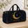 Golden Crescent Moon And Stars For Ramadan Travel And Eid Celebrations For Women Quilted Weekend Bag - 4