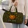 Smiling Pumpkin With Garden Vines For Autumn Getaways And Fall Travel Lovers Gift Quilted Weekend Bag - 2