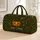 Smiling Pumpkin With Garden Vines For Autumn Getaways And Fall Travel Lovers Gift Quilted Weekend Bag - 1