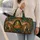 Sacred Elephant Lotus Motif For Bohemian Travel, Retreats And Festival Gift Giving Quilted Weekend Bag - 2