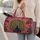 Regal Art Deco Peacock With Jewel Feathers For Travel, Weddings And Gift Giving Occasions Quilted Weekend Bag - 2