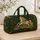 Emerald Unicorn With Jewel Treasure For Fantasy Getaways And Weekend Adventure Trips Quilted Weekend Bag - 4