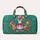 Colorful Easter Bunny Egg Wreath With Name For Spring Travel And Holiday Getaways Quilted Weekend Bag - 6