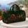 Santa Sleigh Reindeer Christmas Travel Gift for Holiday Trips and Winter Getaways Quilted Weekend Bag - 5