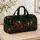 Santa Sleigh Reindeer Christmas Travel Gift for Holiday Trips and Winter Getaways Quilted Weekend Bag - 4