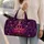 Lotus Goddess Meditation Floral Damask for Yoga Retreats and Spiritual Travelers Quilted Weekend Bag - 2