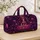 Lotus Goddess Meditation Floral Damask for Yoga Retreats and Spiritual Travelers Quilted Weekend Bag - 4