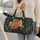 Fairy Queen Riding Ivory Unicorn for Bridal Getaways and Enchanted Travel Lovers Quilted Weekend Bag - 2