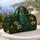 Hummingbird Floral Travel Gift for Bird Lovers and Garden Enthusiasts Quilted Weekend Bag - 5