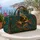 Southwestern Desert Flute Dancer With Mosaic Halo For Travel And Festival Style Fans Quilted Weekend Bag - 5