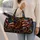 Vintage Service Boots Patriotic Stained Glass Travel Gift For Military Families Quilted Weekend Bag - 2