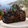 Vintage Service Boots Patriotic Stained Glass Travel Gift For Military Families Quilted Weekend Bag - 5