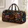 Vintage Service Boots Patriotic Stained Glass Travel Gift For Military Families Quilted Weekend Bag - 1