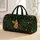 Wide-Eyed Tabby Kitten In Evergreen Boughs For Christmas Travel And Holiday Getaways Quilted Weekend Bag - 1