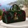 Fairy And Hummingbird Rose Garden Getaway Gift For Women Travelers Quilted Weekend Bag - 5