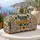 Retro Floral Happy Place Sunflower Garden For Housewarming Gifts And Weekend Travel Quilted Weekend Bag - 5