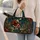 Santa Claus Snowy Forest Christmas Travel Gift For Festive Winter Holiday Getaways Quilted Weekend Bag - 2