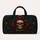 Gothic Skull With Crimson Flowers Getaway Gift for Halloween Lovers Quilted Weekend Bag - 6