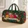 Mother's Day Floral Bouquet Emerald Green Spring Gift for Moms and Flower Garden Lovers Quilted Weekend Bag - 1