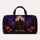 Gothic Haunted Mansion With Bats And Pumpkins For Halloween Travel And Overnight Trips Quilted Weekend Bag - 6