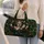 Shaggy Dog Lounging In Teal Armchair Getaway Gift For Cozy Pet Lovers Quilted Weekend Bag - 2