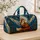 Majestic Winged Fox Fantasy Travel Companion Unique Gift for Nature Lovers Quilted Weekend Bag - 4