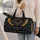Anubis Guardian With Falcon Wings For Egyptian Travel And Mystical Style Enthusiasts Quilted Weekend Bag - 2