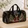 Snowy Winter Tabby Kitten With Holly For Cozy Holiday Travel And Cat Lover Gifts Quilted Weekend Bag - 4