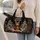 Snowy Winter Tabby Kitten With Holly For Cozy Holiday Travel And Cat Lover Gifts Quilted Weekend Bag - 2