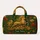 Golden Galloping Horse Lucky Coin Emerald Prosperity Gift for Lunar New Year Celebrations Quilted Weekend Bag - 6
