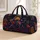 Colorful Floral Cat Travel Gift For Boho Cat Lovers And Weekend Getaways Quilted Weekend Bag - 1