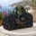 Floral Crescent Moon And Star For Travel, Overnight Trips And Gifts Quilted Weekend Bag - 5