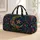 Floral Crescent Moon And Star For Travel, Overnight Trips And Gifts Quilted Weekend Bag - 1
