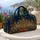 Fairytale Palace Folk Art Travel Companion for Getaways and Cultural Style Lovers Quilted Weekend Bag - 5