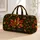 Maple Leaf Autumn Travel Accessory for Thanksgiving Holiday Getaways Quilted Weekend Bag - 1